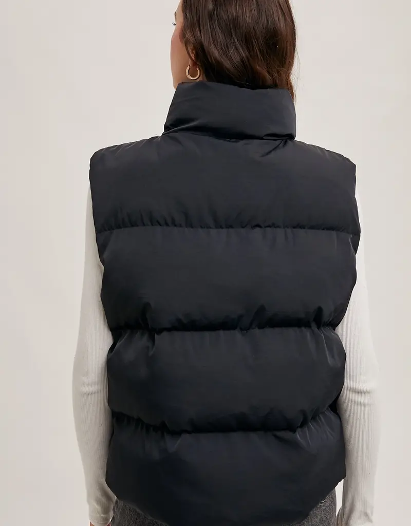 509 Broadway Zipper Front Puffer Vest