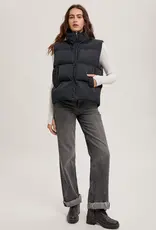 509 Broadway Zipper Front Puffer Vest