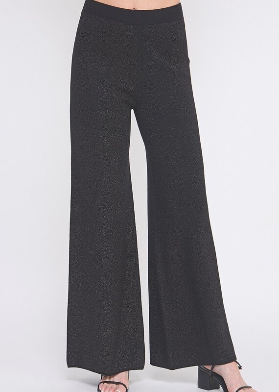 509 Broadway Lurex Wide Leg Pant