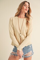 509 Broadway Cacia Long Sleeve Top