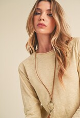 509 Broadway Cacia Long Sleeve Top