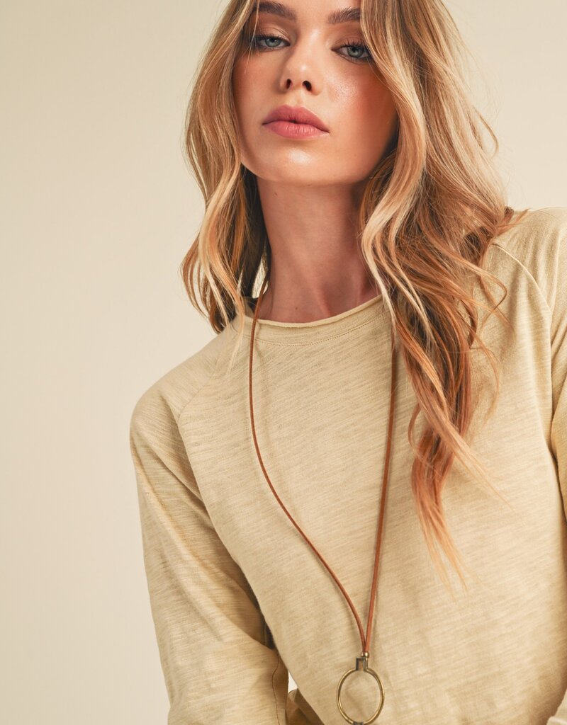 509 Broadway Cacia Long Sleeve Top