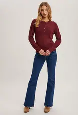 509 Broadway Henley Knit Shirt