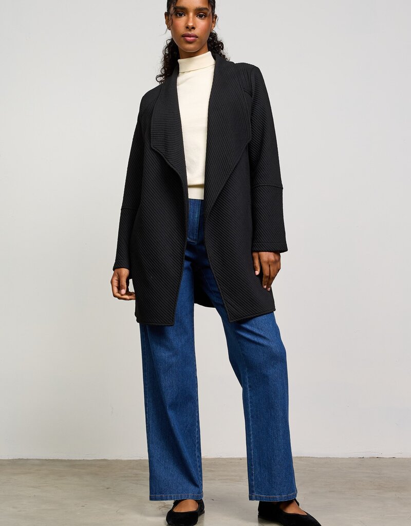 509 Broadway Open Front Quilted Jacket
