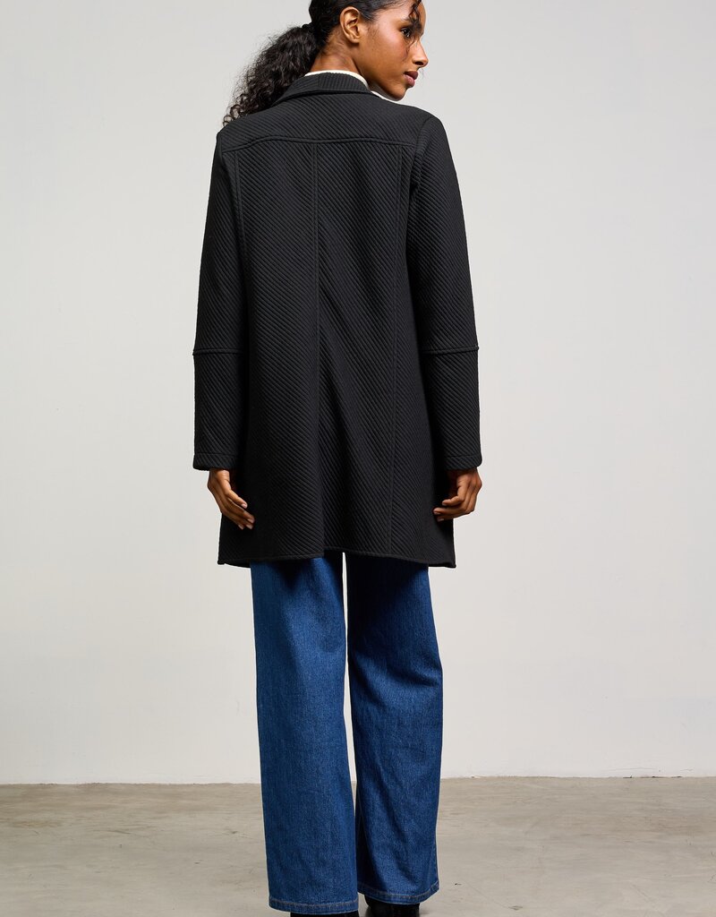 509 Broadway Open Front Quilted Jacket