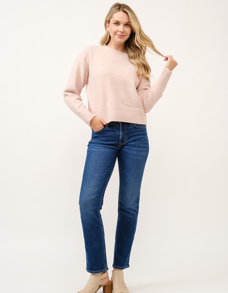 509 Broadway Crewneck Soft Pullover Sweater