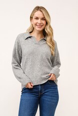 509 Broadway Polo Pullover Sweater