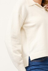 509 Broadway Polo Pullover Sweater