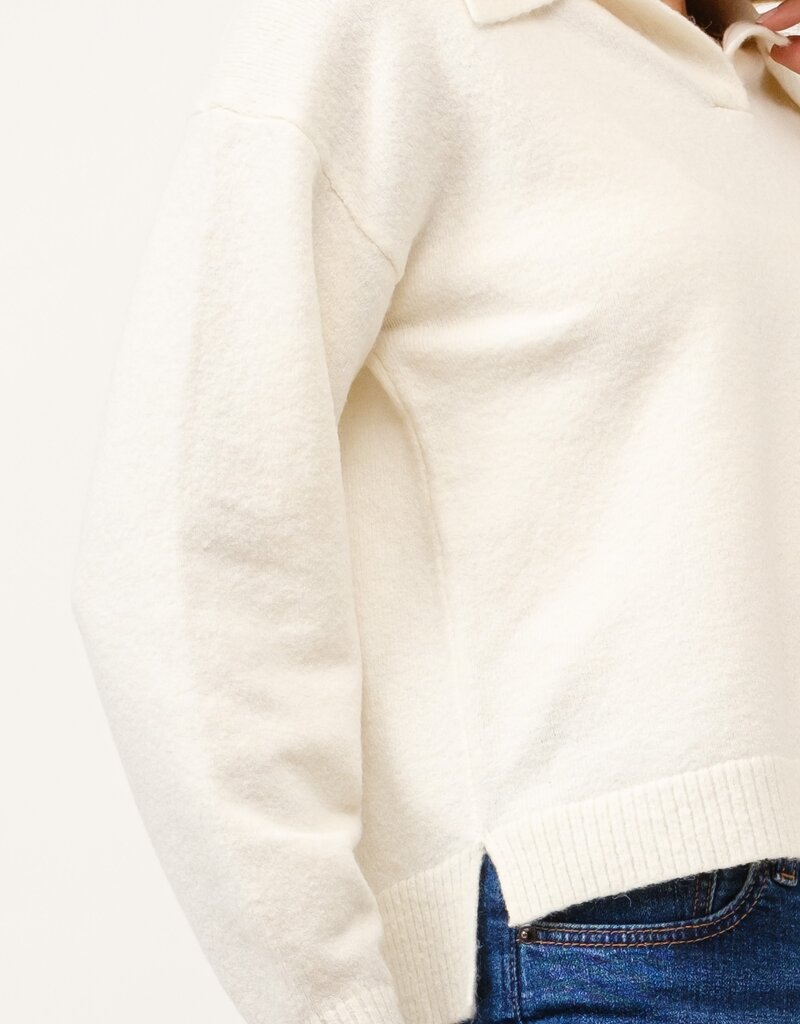 509 Broadway Polo Pullover Sweater