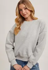 509 Broadway Crew Neck Oversized Sweatshirt