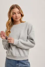 509 Broadway Crew Neck Oversized Sweatshirt