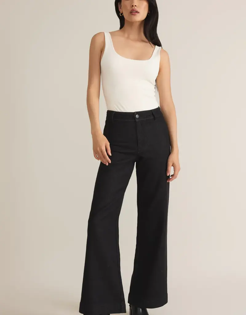 Z Supply Rilynn Wide Leg Denim Trouser