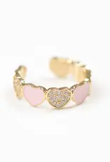 509 Broadway Heart Adjustable Ring