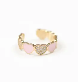 509 Broadway Heart Adjustable Ring