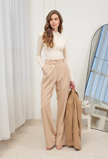 509 Broadway Mock Neck Long Sleeve Sweater