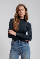 509 Broadway Mock Neck Long Sleeve Sweater