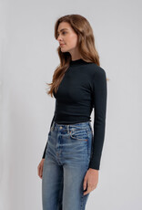 509 Broadway Mock Neck Long Sleeve Sweater