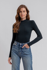 509 Broadway Mock Neck Long Sleeve Sweater