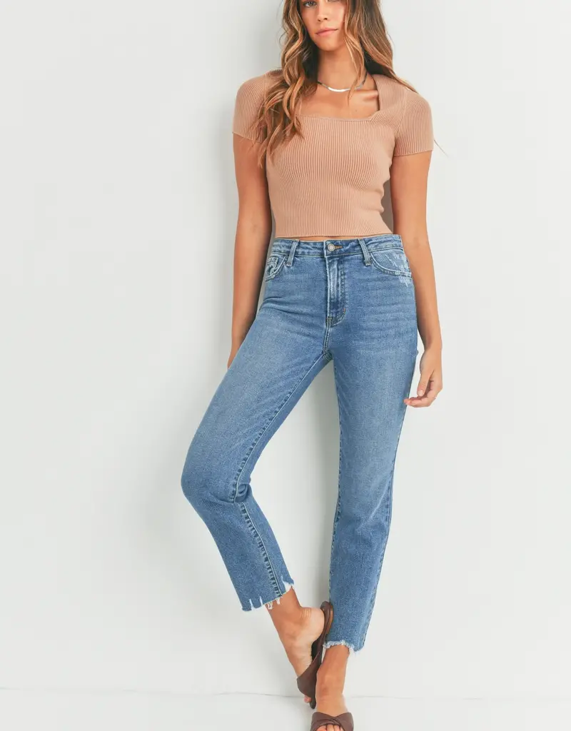 Just Black Denim JBD High Rise Vintage Straight