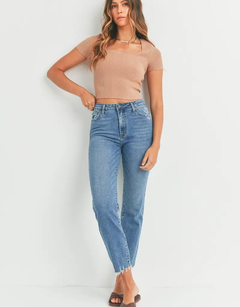 Just Black Denim JBD High Rise Vintage Straight