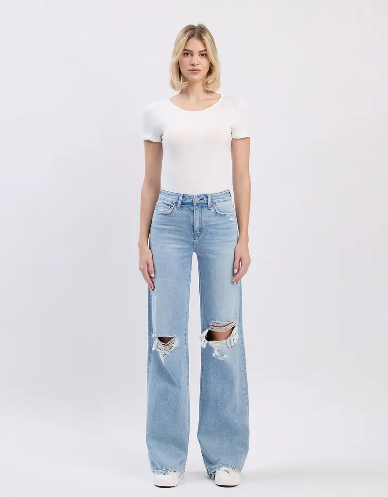 509 Broadway High Rise Wide Leg Jean