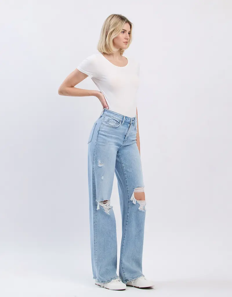 509 Broadway High Rise Wide Leg Jean
