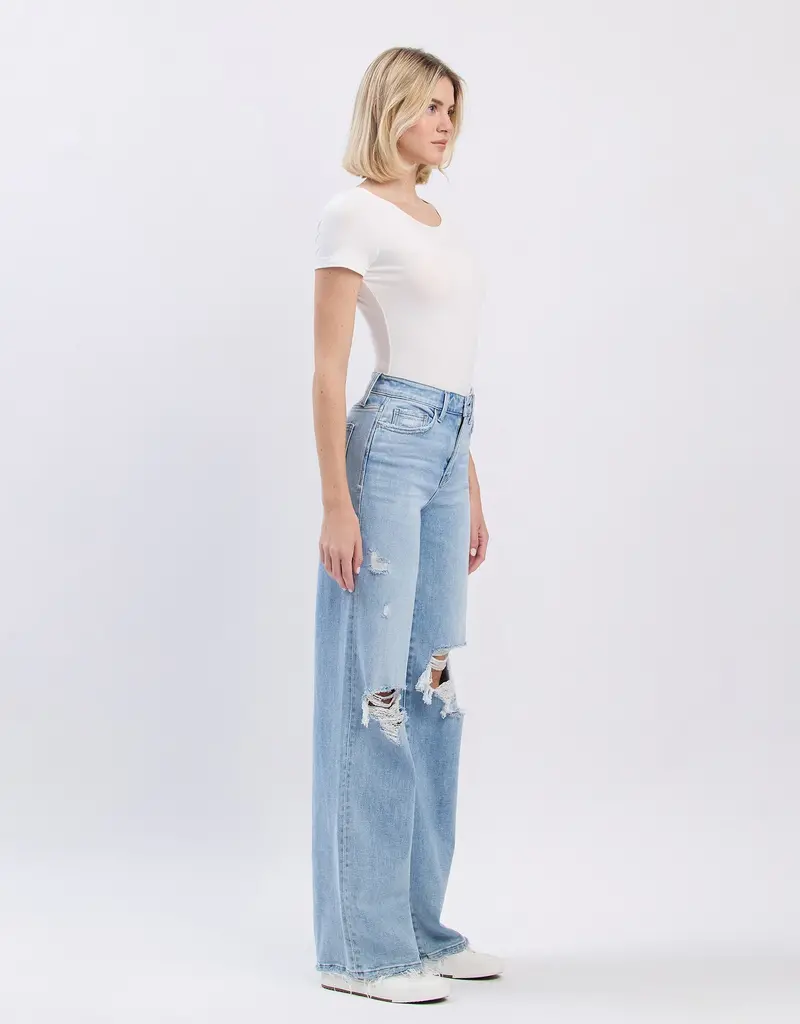 509 Broadway High Rise Wide Leg Jean