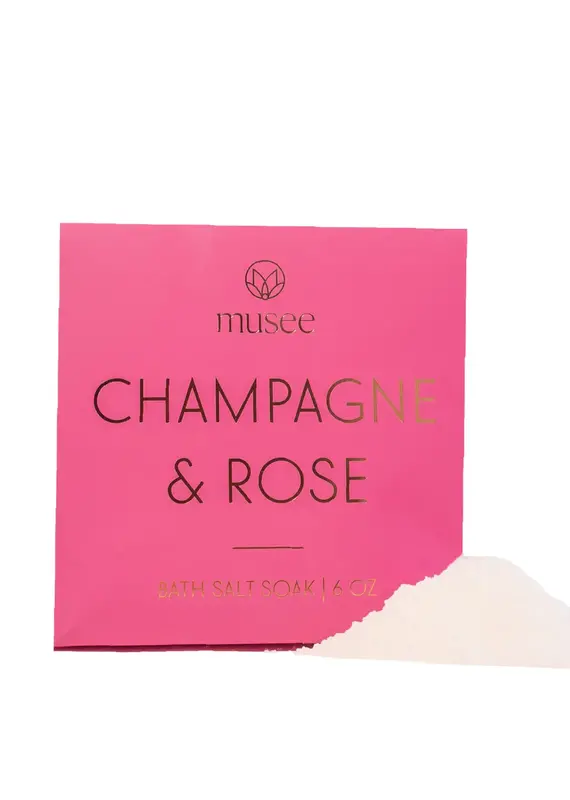 509 Broadway Champagne & Rose Mini Bath Salt Soak