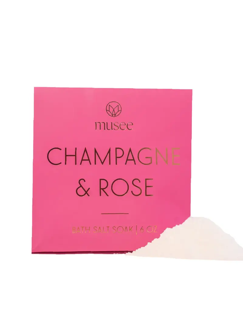 509 Broadway Champagne & Rose Mini Bath Salt Soak