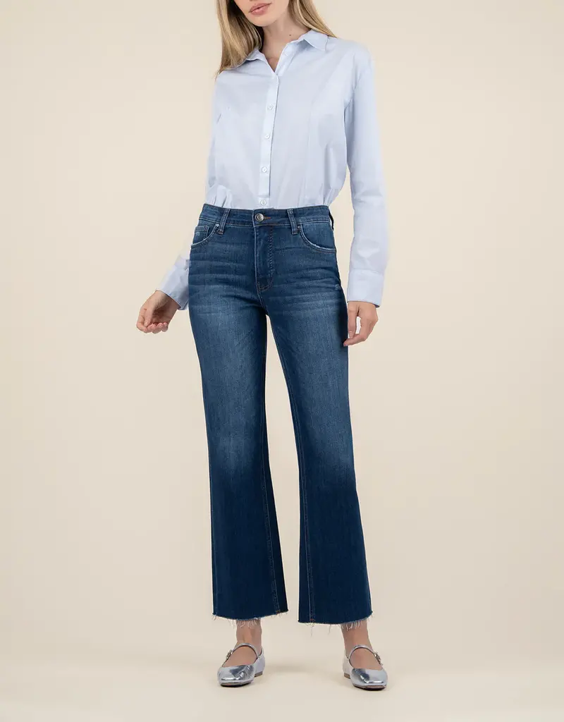 KUT From The Kloth Kelsey High Rise Ankle Flare