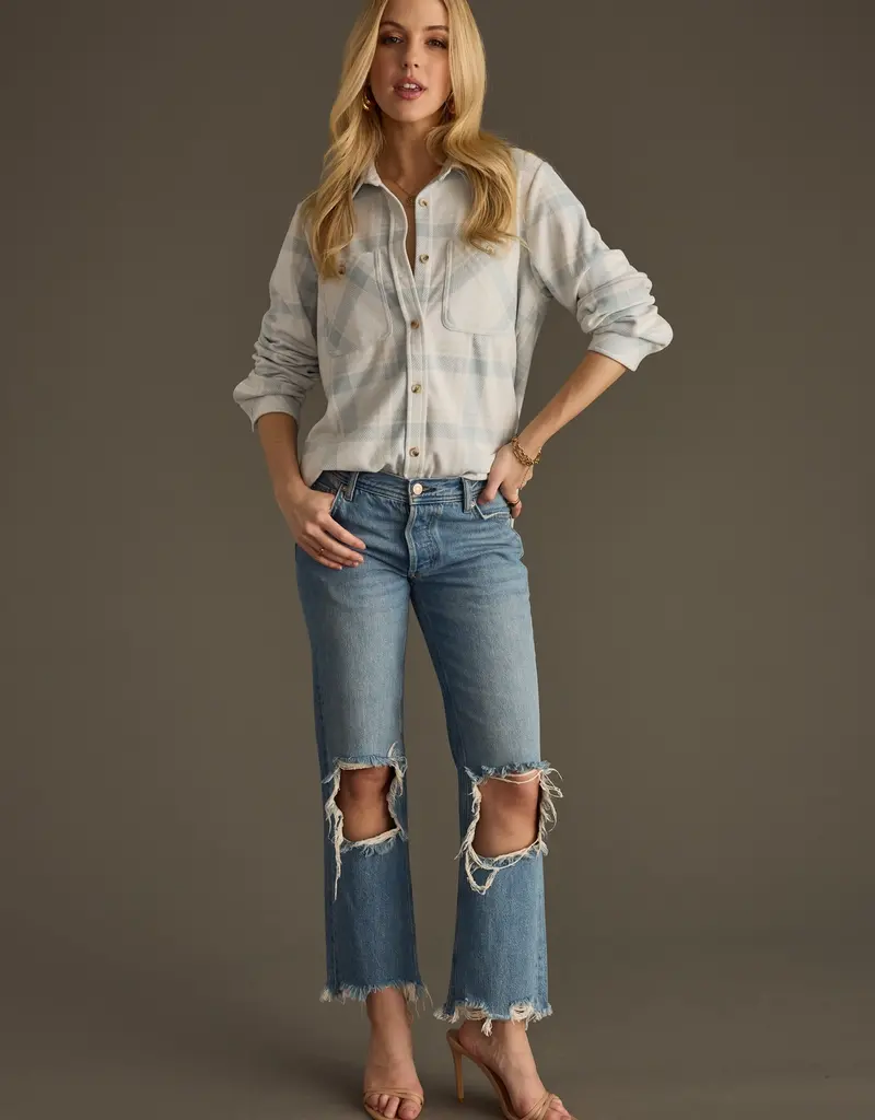 509 Broadway Soft Button Down Top