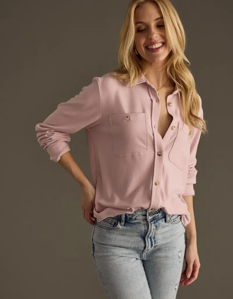 509 Broadway Soft Button Down Top