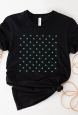 509 Broadway Shamrock Grid Graphic Tee