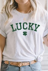 509 Broadway Lucky Shamrock Graphic Tee