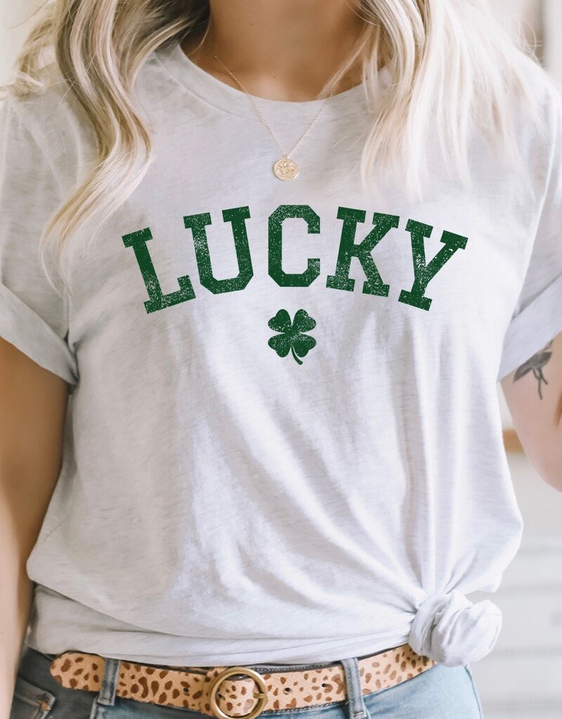 509 Broadway Lucky Shamrock Graphic Tee