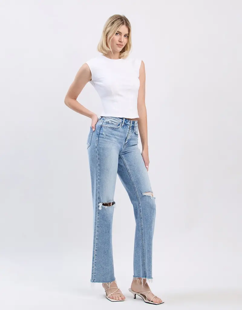 509 Broadway High Rise Slim Wide Jean
