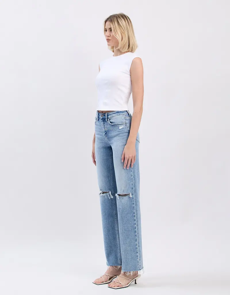 509 Broadway High Rise Slim Wide Jean