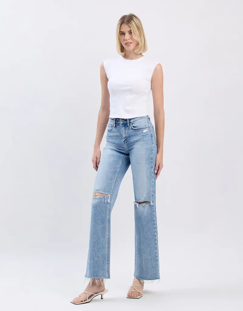 509 Broadway High Rise Slim Wide Jean
