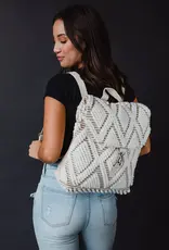 509 Broadway Diamond Pattern Backpack