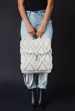 509 Broadway Diamond Pattern Backpack