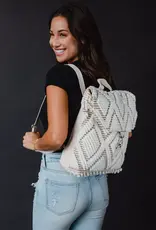 509 Broadway Diamond Pattern Backpack