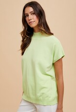 509 Broadway Mock Neck Sweater