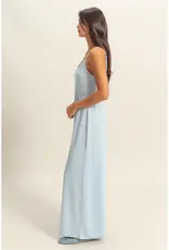 509 Broadway Scoop Neck Sleeveless Wide Leg Jumper