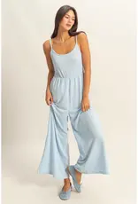 509 Broadway Scoop Neck Sleeveless Wide Leg Jumper