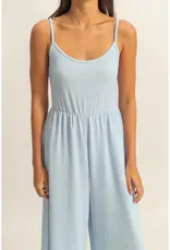 509 Broadway Scoop Neck Sleeveless Wide Leg Jumper