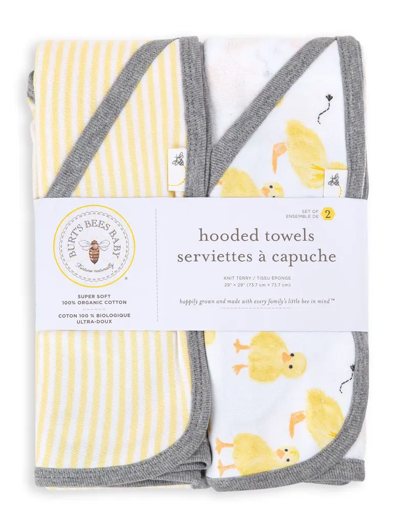 509 Broadway Little Ducks Organic Cotton Hooded Towel