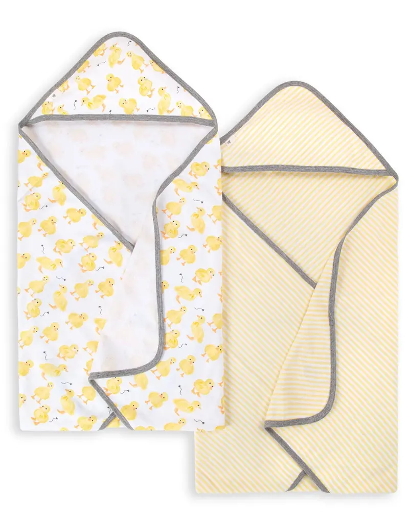 509 Broadway Little Ducks Organic Cotton Hooded Towel