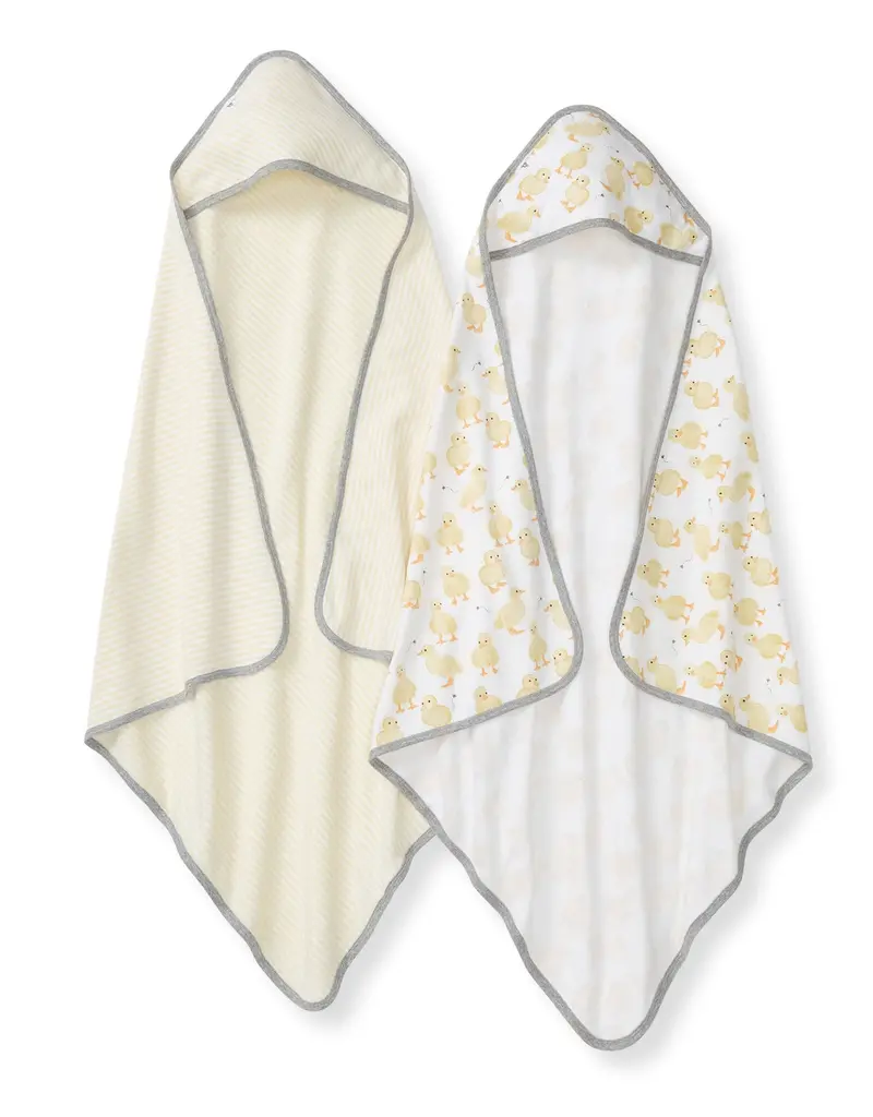 509 Broadway Little Ducks Organic Cotton Hooded Towel