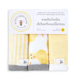 509 Broadway Little Ducks Organic Wash Cloth Set
