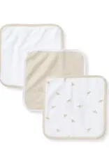 509 Broadway Golden Bee Knit Wash Cloth Set